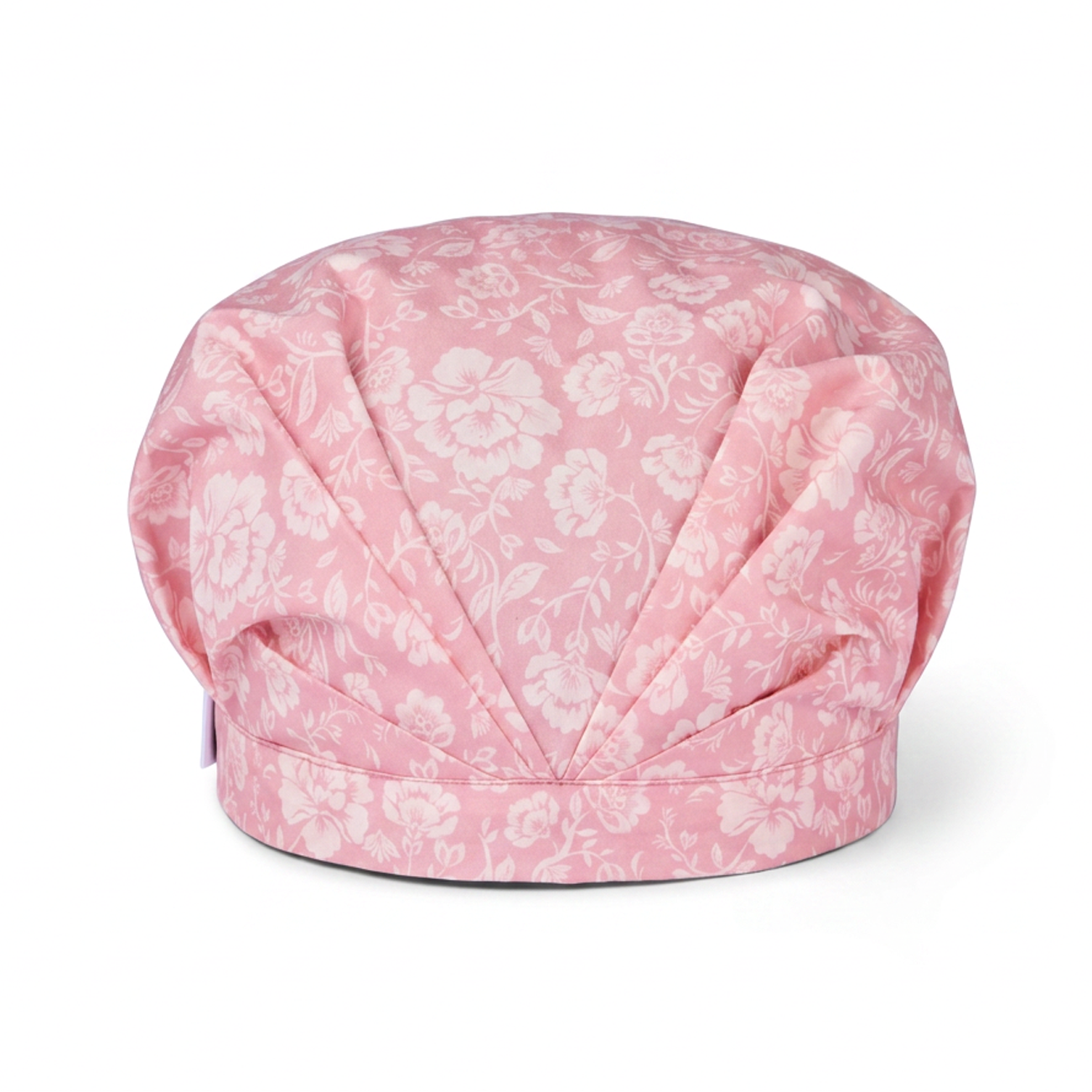 Musae Mane shower cap in blossom on a white background. 