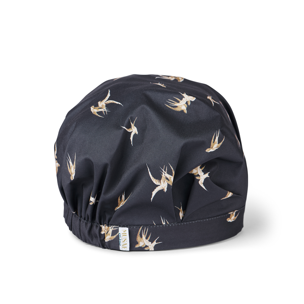 Musae Mane shower cap songbird side