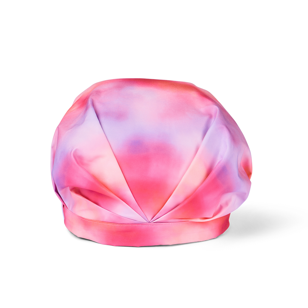 Musae Mane shower cap sunset front