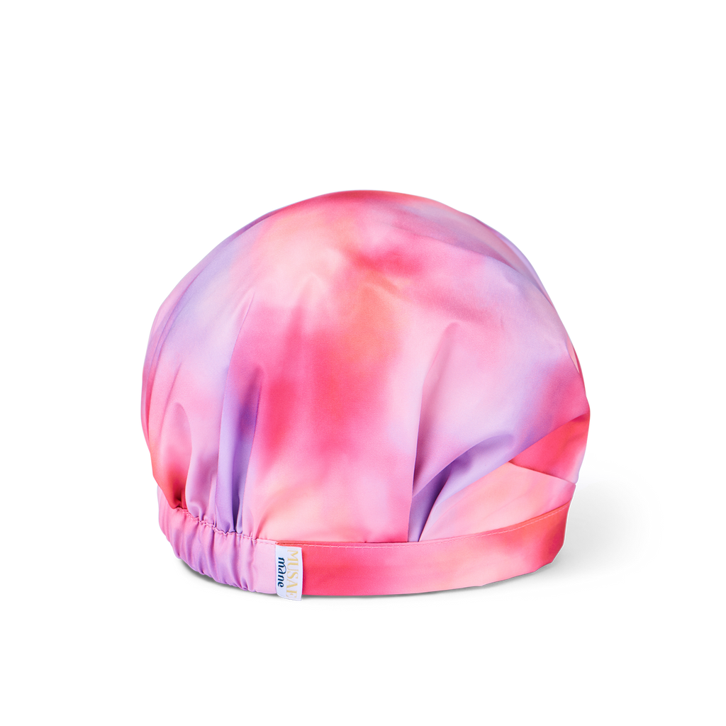 Musae Mane shower cap sunset side