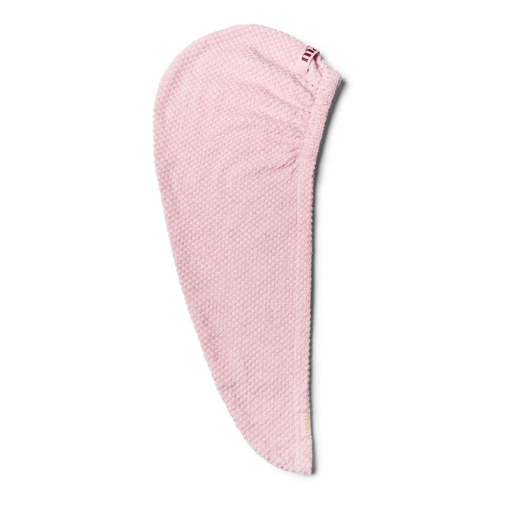 musae mane hair towel pink parfait side